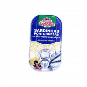 Sardines à la Portgaise huile végétale et piri piri