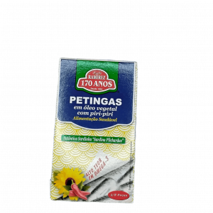 Petites sardines huile de tournesol et piri piri